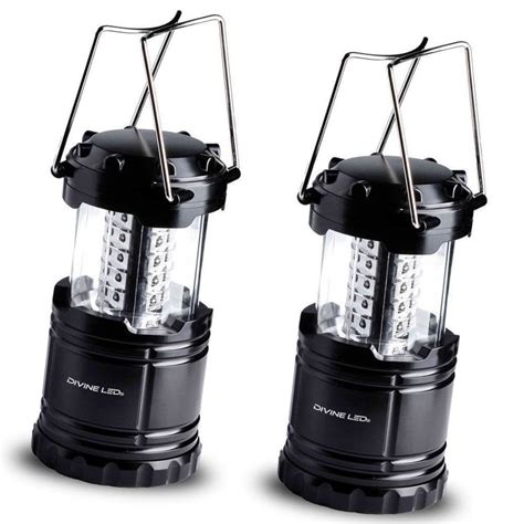 2pc Led Lantern Camping Outdoor Super Bright Backpacking Tent Light