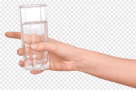 Holding A Cup Boiled Water Drinking Water Glass Png Pngwing