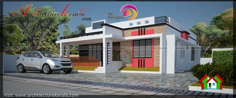 1100 Sq Ft Contemporary Style House Three Bedrooms Are Attached