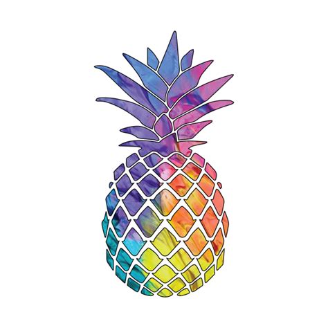 Rainbow Colorful Pineapple Cute T Idea Pineapple T