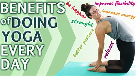 amazing benefits of doing yoga everyday youtube