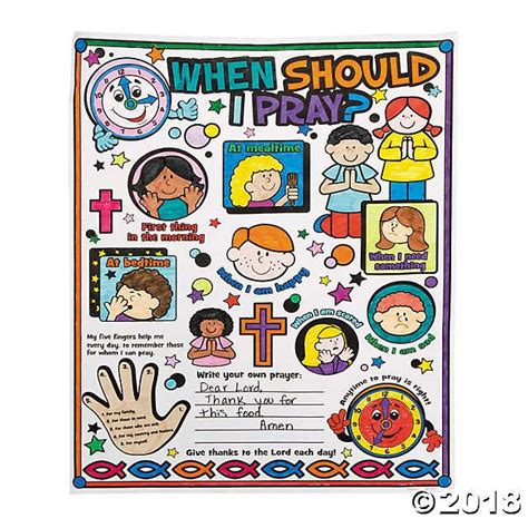 Our Color Your Own “when Should I Pray” Posters Are An Excellent Way