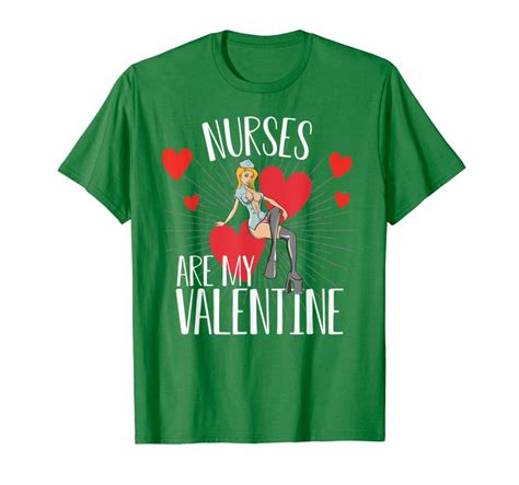 cool funny nurses are my valentine t shirt valentine s day t tees design