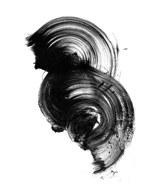 Black And White Abstract Giclee Print By Paul Maguire Art