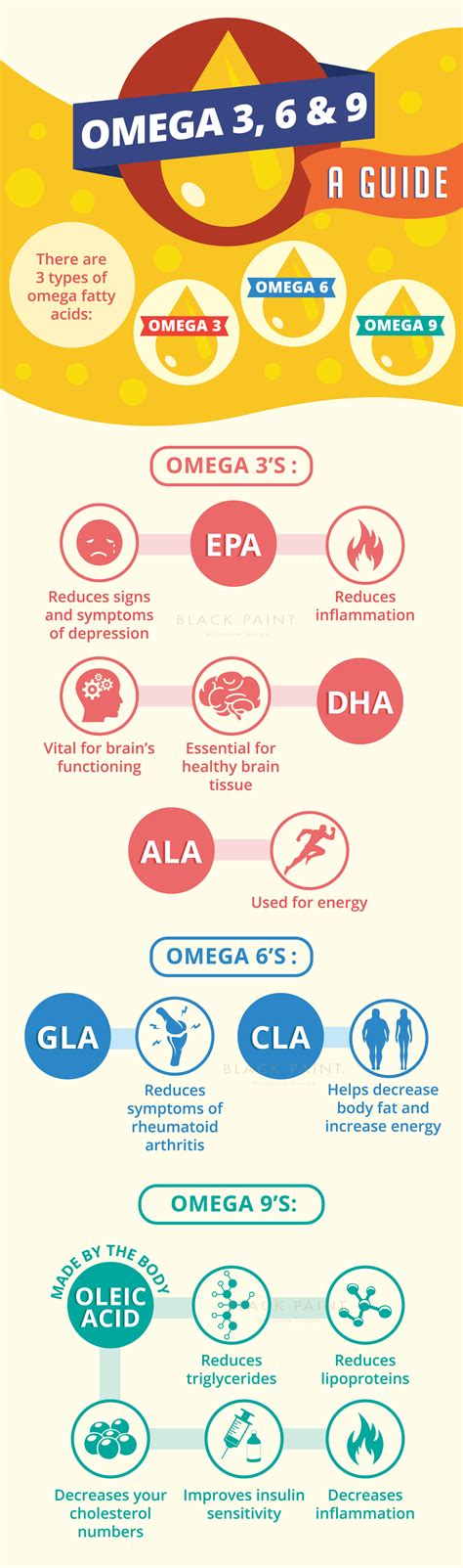 Infographic Quick Guide To Omegas 3 6 9