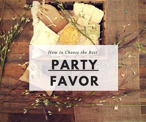 How To Choose The Best Party Favor Eco Events