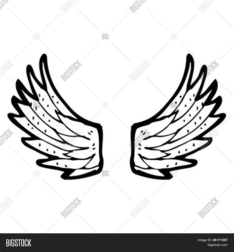 Angel Wings Cartoon Vector And Photo Free Trial Bigstock