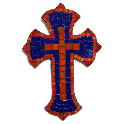 Royal Blue And Orange Surround The Cross For A Bright Feeling Blue