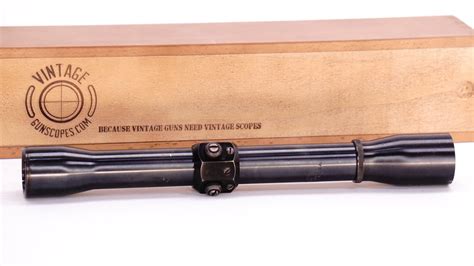 Vintage Gun Scopes — Weaver K4 Re Glassed Exposed Friction Adjustment