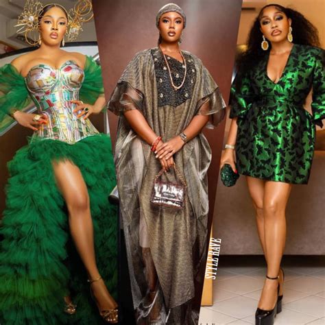 nigerian female celebrities will always show up in grand style