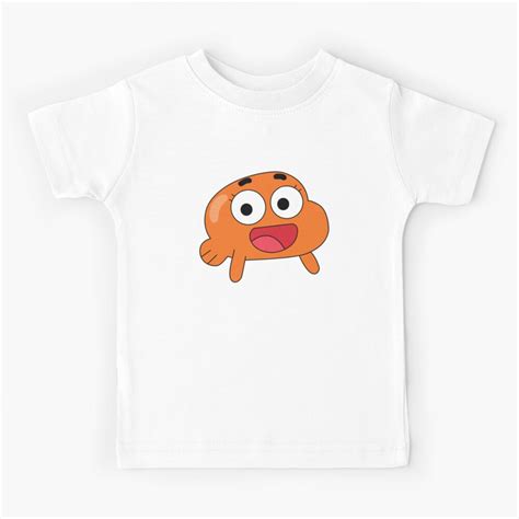 Darwin Watterson Happy Face Kids T Shirt By Karamram Redbubble