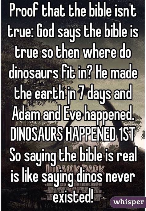 Proof That The Bible Isnt True God Says The Bible Is True So Then