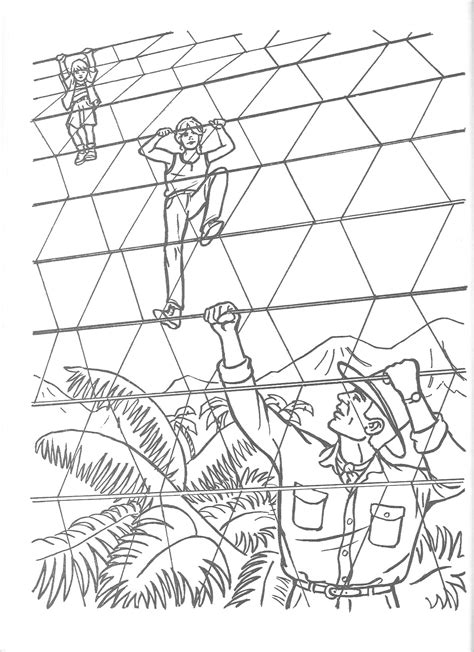 Jurassic Park Official Coloring Page Jurassic Park Photo 43330881