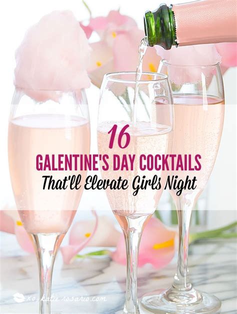 16 Galentines Day Cocktails Thatll Elevate Girls Night Xo Katie Rosario Girls Night