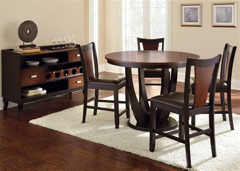 Urban furniture outlet offers the best value in delaware counter height dining furniture for less than others. Oakton Round Counter Height Dining Room Set from Steve ...