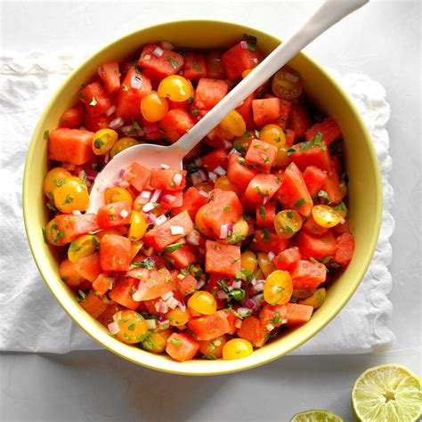 Watermelon Tomato Salad Recipe How To Make It Taste Of Home