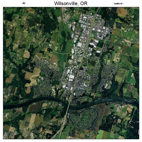 Aerial Photography Map Of Wilsonville Or Oregon