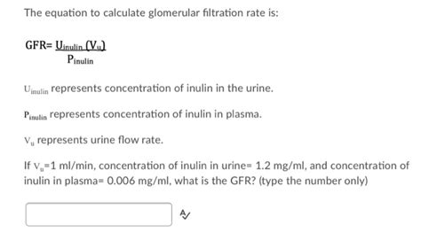 Glomerular Filtration Rate Equation Images And Photos Finder