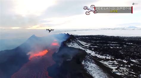 Watch These Drones Explore A Live Volcano In Iceland Geekwire