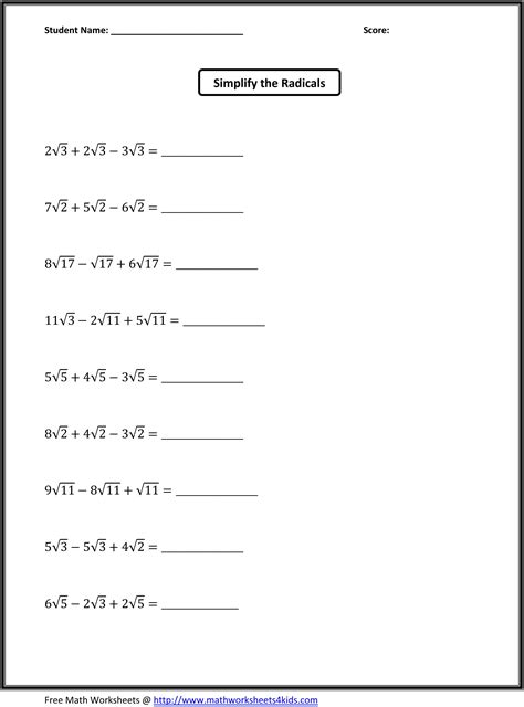 5.03 use and evaluate algebraic expressions, linear equations or inequalities to solve. 6th Grade Math Worksheets | factors worksheets this ...