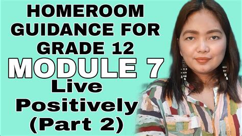 Grade 12 Homeroom Guidance Module 7 Part 2 Youtube