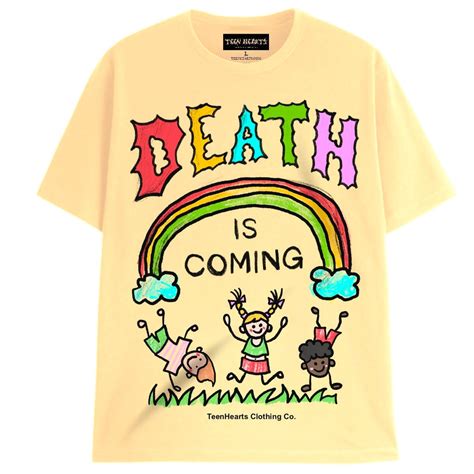 death is coming t shirt teen hearts teen hearts clothing stay weird