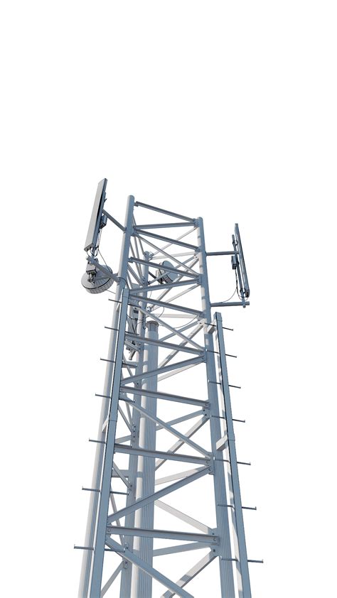 3d Cell Tower Model Turbosquid 1673469