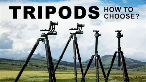 How to select a tripod? Which is best for you? - YouTube