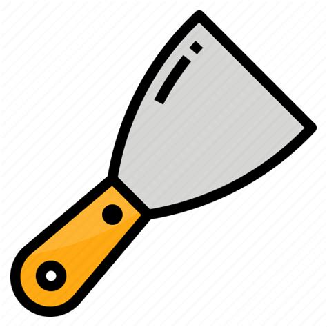 Construction Device Knife Putty Tool Icon