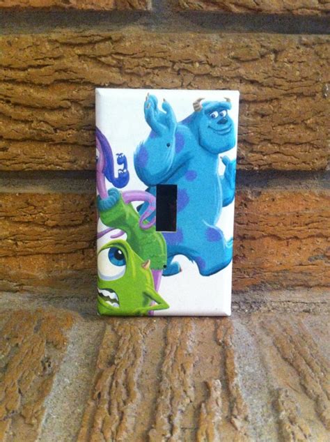 Monsters Inc Light Switch Plate Cover Mon7 Etsy Monsters Inc