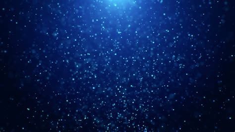 Flying Dust Particles Abstract Blue Background Hd 1080p