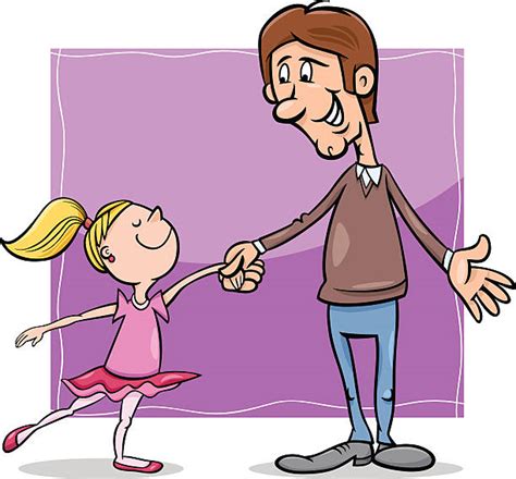 Father And Daughter Dance Clipart 