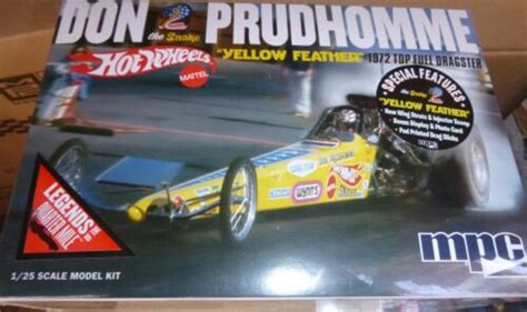 Mpc 844 Don Snake Prudhomme 1972 Rear Engine Dragster Yellow Feather 1