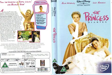 Dvd Lables The Princess Diaries 1 And 2