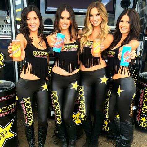 The Rockstarenergymodels With Your Thirstythursday Lineup Sparklingenergy Racing Women