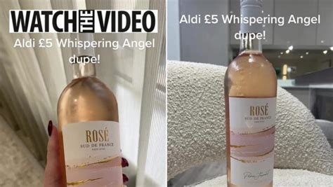 aldi shoppers are scrambling to get their hands on its whispering angel dupe and it s a quarter