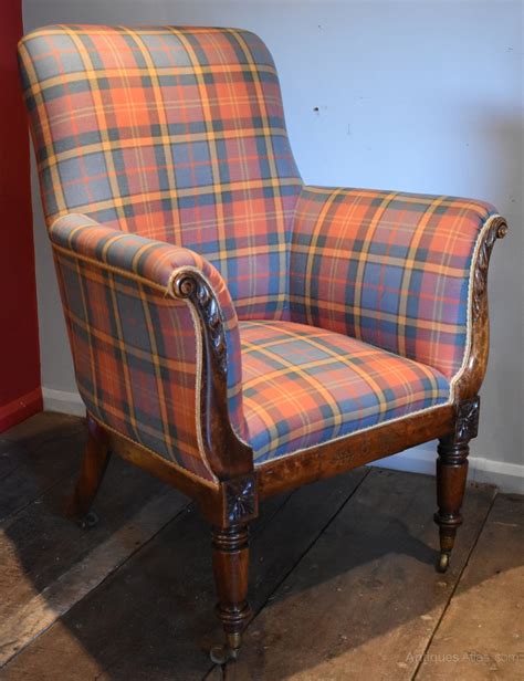 A style introduced during the classical revival, based on the design of the ancient greek klismos. Regency Painted Faux Rosewood Armchair - Antiques Atlas ...