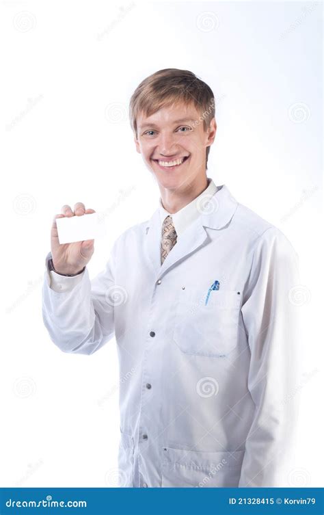 Le Docteur Avec La Carte Dans Une Main Image Stock Image Du Homme Soin