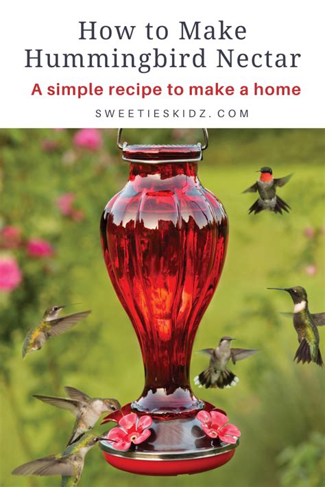 4:1 ratio, that is, 4 cups of water to 1 cup sugar. How to Make Hummingbird Nectar (Step by Step) in 2020 ...