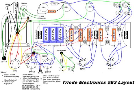 Each network diagram includes a description of the pros and cons of that layout and tips for building it. Question about filaments on 5e3 triode electronics wiring diagram