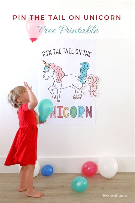 Free Pin The Tail On The Unicorn Printable — Liz On Call