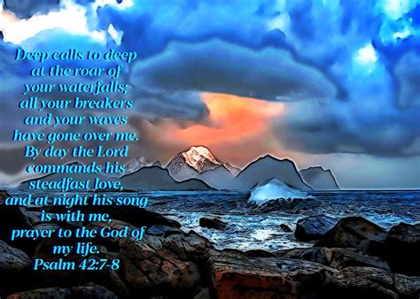 Psalm 427 8 Psalm 42 Psalms Deep Calls To Deep