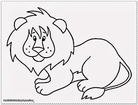 Realistic Jungle Animal Coloring Pages Realistic
