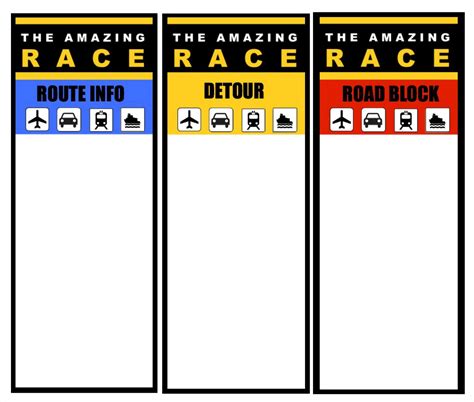 Check spelling or type a new query. Printable Logo | Amazing Race Games, Amazing Race Challenges for Clue Card Template - Business ...