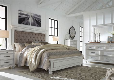 Kanwyn King Size Bedroom Set White Home Furniture