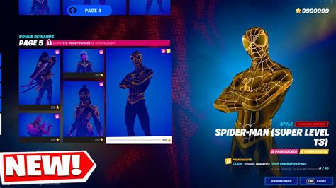 All New Spiderman Styles In Fortnite Youtube