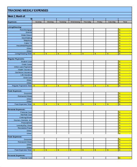 Free Expense Report Templates MS Word Excel PDF Formats