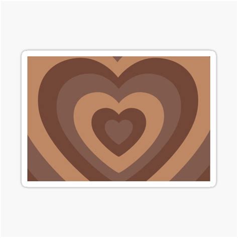 Y2k Brown Hearts Powerpuff Cute Soft Girl E Girl Sticker For Sale By Cookiecattt Redbubble