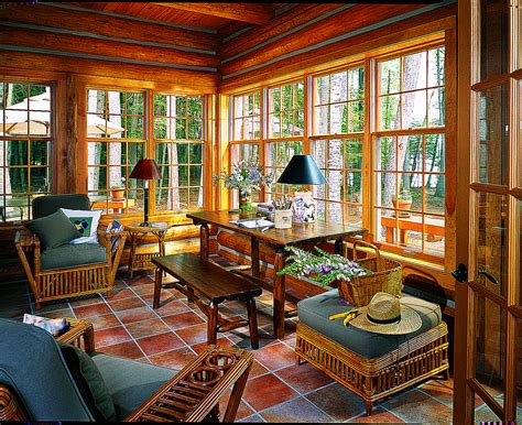 How To Design The Perfect Log Home Sunroom