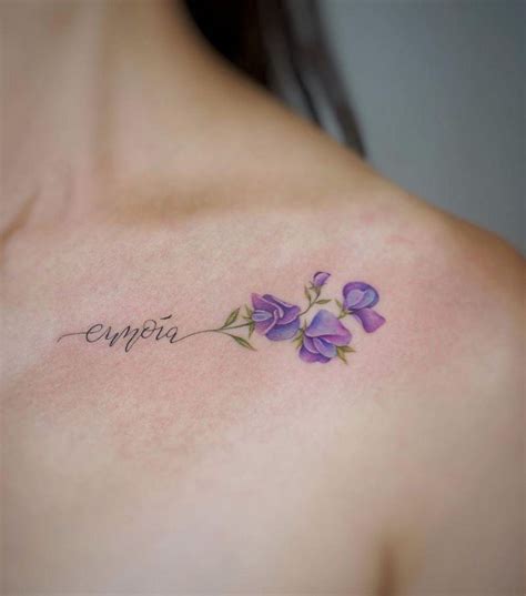 30 Pretty Sweet Pea Tattoos You Will Love Tattoo You Tattoo Quotes